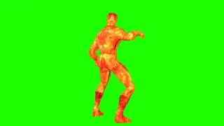 Human Torch idle animated back chroma