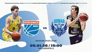 Syntainics MBC v Donar Groningen |  Jan 6, 2025, 3:00 PM | ENBLeague 2025/26