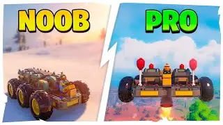 Vehiculo Noob vs PRO - El MEJOR VEHICULO en Lego Fortnite (GASTA POCA BATERIA)