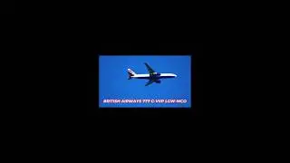 (4K) 01/07/26 BRITISH AIRWAYS ON FINAL FOR MCO #aviation #airplane #shorts