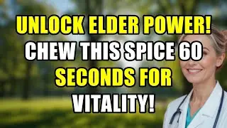 Unlock Elder Power! Chew This Spice 60 Secs: Boost Energy, Strength & Vitality Naturally!