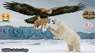 A Bald Eagle Attacks a Helpless Tiger Cub — The Ending Will Shock Everyone | Touching Rescue🦅