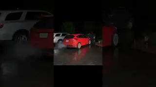Focus ST catless downpipe awe track exhaust and Pop tune!!!! #youtubeshorts #trending #asmr #shorts
