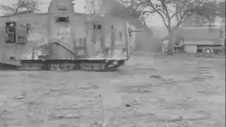 Rare footage of ww1 german Sturmpanzerwagen A7V&nbsp; heavy tank