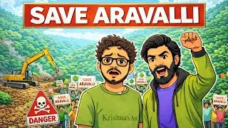 Save Aravalli 🌳 | Development vs Nature | Eye-Opening Animated Conversation