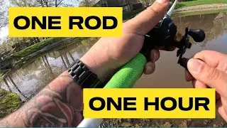 The ultimate bass fishing challenge: One hour, one lure, for 3 ponds, go!