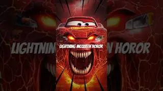 Lightning McQueen gets a spooky upgrade 😈#LightningMcQueen #Cars #Pixar