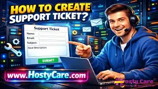 How to create support ticket ? | HOSTYCARE| VPS SERVER | CLOUD SERVER | SHARED HOSTING |  DOMAIN