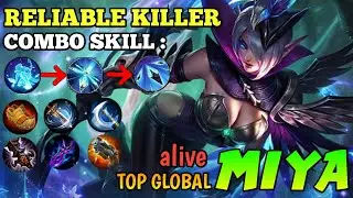 SMART WAY TO PLAY MIYA OFFLANER 2021 - TOP GLOBAL MIYA - MOBILE LEGENDS