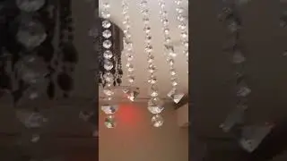 Crystal clear beads curtains #crystalbeadscollection