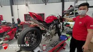 KHOA DUCATI HCM | Panigale V4S độ Pô Full SC S1-GP ĐẦU TIÊN tại Ducati Hồ Chí Minh