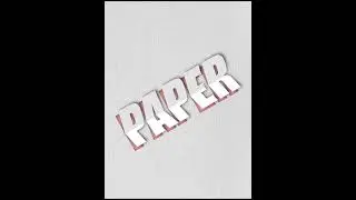 3D Paper Cut Text Effect in Photoshop ✨ | Easy Tutorial for Logos & Typography #photoshop 