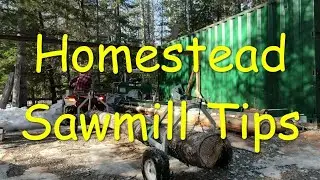 Sawmill Tips & Tricks / Moving Logs & More / Woodland Mills HM122
