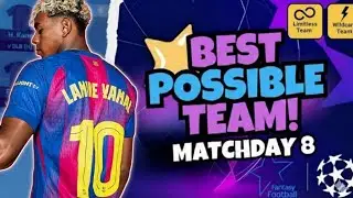 UCL FANTASY MATCHDAY 8 : LIMITLESS & WILDCARD TEAM | OR - 3K | Champions League Fantasy Tips 2025/26