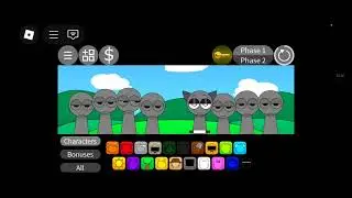 Sprunki w robloxie(part 4 dużo krwi!)