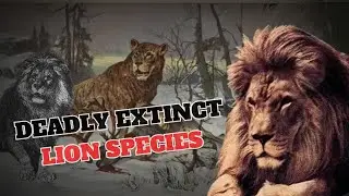 Untold Stories of 6 Extinct Lion Species|| Lion King!