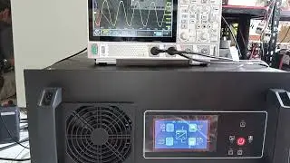 250613ESSHN7YH Test uji rackmount offgrid inverter 2000w 48V UPS LCD Touch screen