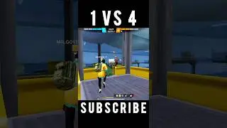 Overpowered Mac 10 😬🥵 | 1 vs 4 Clutch in Cs Rank 😱🤯 | Garena Free Fire #freefire #shorts