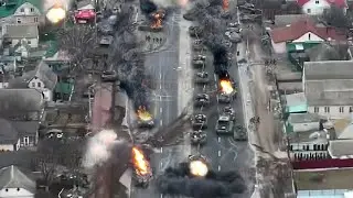 Ukrainian Soldiers Destroy Russian Tanks With Empty Point Ambush