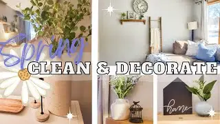 *NEW* SPRING CLEAN AND DECORATE WITH ME 2022 // SPRING DECOR IDEAS 2022 // SPRING CLEAN WITH ME