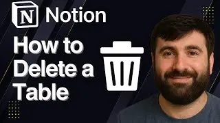Как удалить таблицу в Notion | Краткое руководство 2025