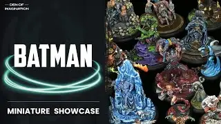 BATMAN MINIATURE GAME LVL 3/4/5/6 MINIATURES SHOWCASE 4K