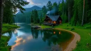 Deep Calm Fireplace Piano 🔥 Soft Piano & Crackling Fire for Sleep & Relaxation
