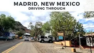 Driving Through Madrid, New Mexico - Turquoise Trail