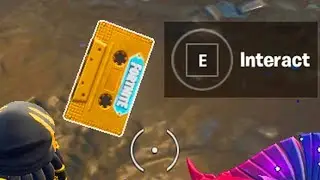 Collect the Visitor recording in Starry Suburbs and Gotham City Fortnite locations