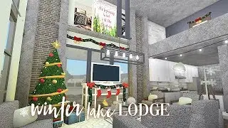 Roblox | Bloxburg | Winter Lake Home