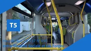 IziLo - Ligne T5 Heuliez Bus GX 437 N°450 Sécurité Sociale-Les Forges (Inédit)