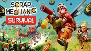 Scrap Mechanic No Wheels. P37. Two farm bots attacked my farm at once!