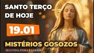 SANTO TERÇO 19/01 - MISTÉRIOS GOSOZOS #terçodehoje #terço #terçodamisericórdia #fé
