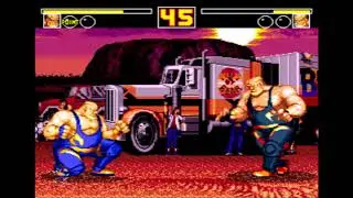 Fatal Fury 2 (Genesis)- Big Bear Mirror Match