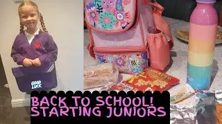 STARTING A NEW SCHOOL AGED 7 | Starting Junior School | After school routine 2020 | VLOG