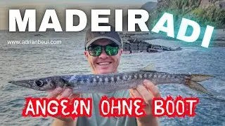 ICH fange einen Barracuda im Atlantik - Madeira mit Adi Vlog #114