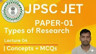 ​JPSC JET Exam Paper 1 | Research Types: Fundamental, Applied & Action Research