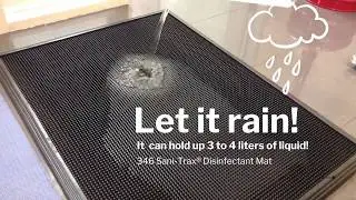 Simple solution to disinfect your feet at your doorstep