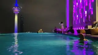 Platinum Suites Tower2 KLCC, infinity pool at night