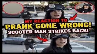Prank Gone Wrong Man Scares The Crap Out Of Lady Trying To Prank Him