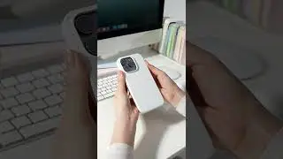 Apple iPhone 14 Pro | ORNARTO: White Magnetic Silicone Case for iPhone 14 Pro