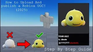 (2025) How to Upload And publish a Roblox UGC! Step By Step Guide