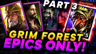 CAN I DO IT? Grim Forest Only Epic Champion Teams And Strategy! | Raid Shadow Legends