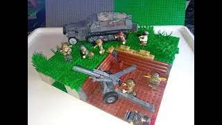 LEGO WW2 MOC Speedbuild | German Artillery Position