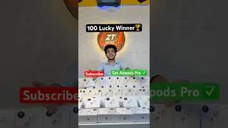 Subscribe & Win Free AirPods Pro 🎧 | 100 Lucky Winners Giveaway🔥