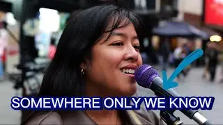 EMOTIONAL street show rendition | SOMWHERE ONLY WE KNOW - Keane (Cover by Shanilee)