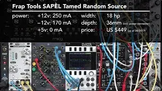Frap Tools SAP&Egrave;L 1/4: Demo + Overview (LMS Eurorack Expansion Project)