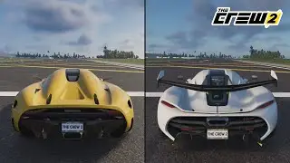 The Crew 2 | Koenigsegg Jesko 2020 vs. Koenigsegg Regera 2015 Sound and Performance Comparison