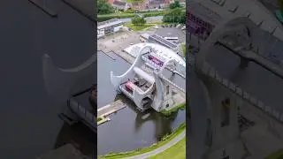 The Falkirk Wheel: A Magical Engineering Marvel in Scotland #shorts