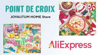 Unboxing toiles KS Cross Stitch 😍😍😍 #pointdecroix #aliexpress #crossstitch